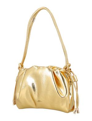 A.P.C. Ninon Mini Shoulder Handbag in Gold for Women - Spring/Summer 2024